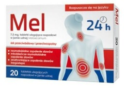Mel 7,5mg x20 tabletek ulegających rozpadowi w jamie