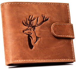 Portfel męski Always Wild N992L-CHM-DEER j.brązowy