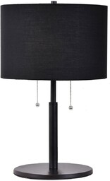 Lampa stołowa Fogo 2xE27 czarna LP-0304/2T BK -