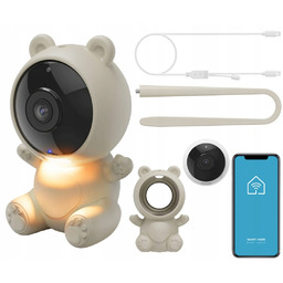 Hama Niania Elektroniczna Baby Monitor Kamera Monitoring Kołysanki