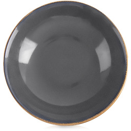 Talerz obiadowy głęboki ceramiczny szary GLAZE 20,5cm
