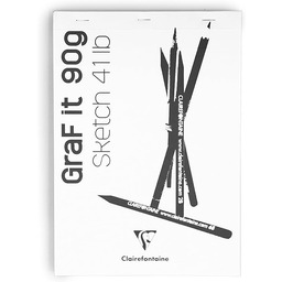 Clairefontaine 96679C - Blok zszywany GraF''it - 80