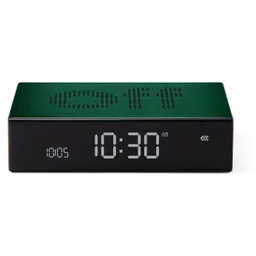 Lexon Flip Premium Dark Green LR152DG1 Ciemnozielony Budzik