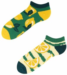 Todo Socks Stopki, Lemon,, Cytryny, Owoce, Limonki, Kolorowe