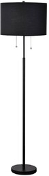 Lampa stojąca Fogo 2xE27 czarna LP-0304/2F BK -