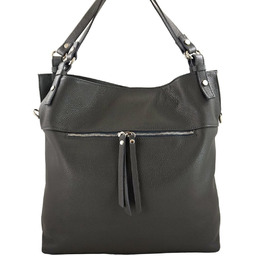 Barberinis Duży skórzany worek / shopper bag -