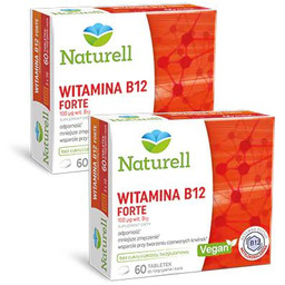Zestaw 2 x NATURELL Witamina B12 Forte, 60