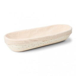 Patisse Koszyk wiklinowy owalny z płótnem 41x15cm -