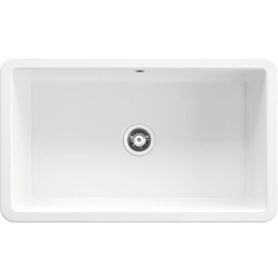 Deante Lumi ZCU_610D Ceramiczny Biały Zlewozmywak prostokątny