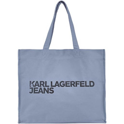 Karl Lagerfeld Jeans, Damskie, Essential Logo Shopper, Niebieski,