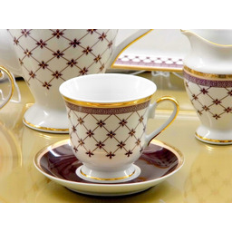 G364 Serwis Kawowy 6/18 Fryderyka Astra Porcelana Ćmielów