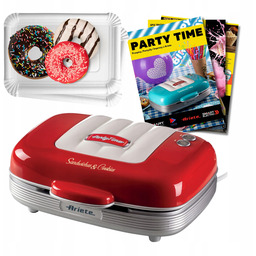 Opiekacz Toster 3w1 Ariete 1972/00 Party Time czerwony