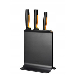 Zestaw 3 Noży W Bloku Czarny 1057555 Fiskars