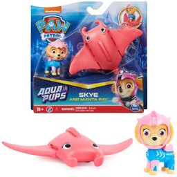 Psi Patrol Zestaw Aqua Pups figurka Skye