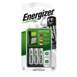 Ładowarka Maxi 4szt akumulatorków Power Plus Aa