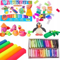 Zestaw Plastelina Senso Glina Magiczna Piankolina Masa Plastyczna