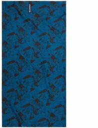 MAMMUT Neck Gaiter Climbing Scene deep ice-black