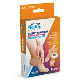 ACTIVE PLAST Plastry na odciski z kwasem salicylowym,