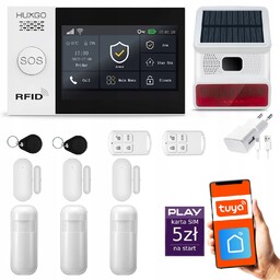 Alarm bezprzewodowy Gsm WiFi , Sms , Tuya