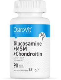 OstroVit Glukozamina + MSM + Chondroityna 90 tab
