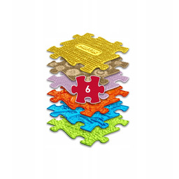 Mata Sensoryczna Ortopedyczna Zestaw 6w1 Medium 6 Puzzli