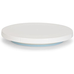 Patisse Obrotowa patera na tort, tworzywo sztuczne, biała,