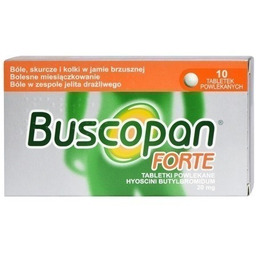 Buscopan Forte 20 mg, 10 tabletek