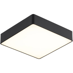 Plafon nowoczesny 4xE27 kwadratowy ONTARIO 1577 czarny -