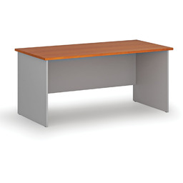 Biurko PRIMO GRAY, 160x80 cm, szary/czereśnia