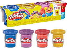 Czteropak metalicznej ciastoliny Play-Doh