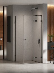 NEW TRENDY EXK-6182 Kabina prysznicowa EVENTA BLACK CHROME