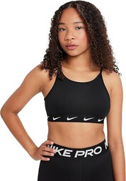Nike Girl''S Biustonosz Dri-Fit One, Czarny/Biały, FD2276-010, XS