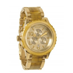 Nixon, 42-20 Chrono, Champagne Gold/Amber