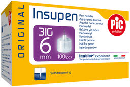 Pic Solution Insupen, igły do penów insulinowych, 31G