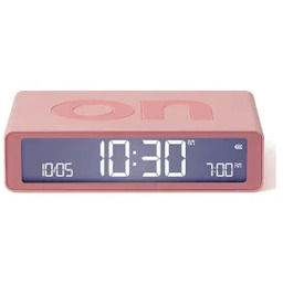 Lexon Flip Classic Pink LR157P4 Różowy Budzik