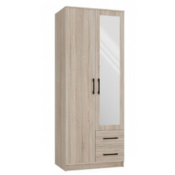 Topeshop Szafa Romana 80 Lustro DĄB SONOMA 2