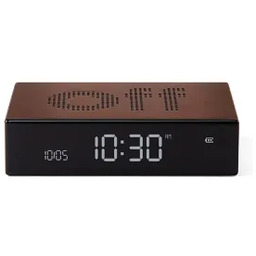 Lexon Flip Premium Bronze LR152BZ Brązowy Budzik