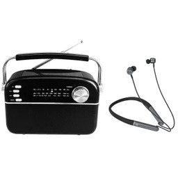 Manta RDI918B SOLAR 2 Radio FM Bluetooth Czarny