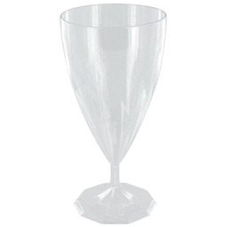 Kieliszki plastikowe do wina transparentne, 200 ml 6