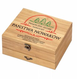 Akcesoria do wina zestaw z nadrukiem dla pary