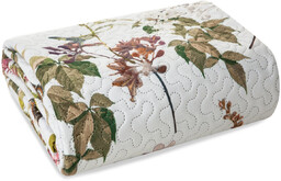Narzuta 200 x 220 Pikowana Rosa Biały+Zieleń