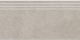 Gres szkliwiony stopnica ARES light grey mat 29,7x59,8