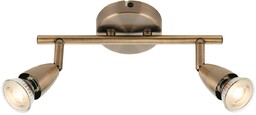 Sufitowa lampa reflektorowa Amalfi 60999 Saxby ściemniacz mosiądz