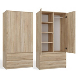 Topeshop Szafa Malwa SS-90 DĄB SONOMA