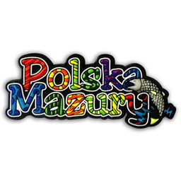 Magnes gumowy napis Polska Mazury