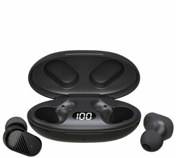 Savio Słuchawki bezprzewodowe Bluetooth 5.3, IPX4, dotykowe sterowanie,