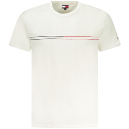 TOMMY HILFIGER KOSZULKA Z KRÓTKIM RĘKAWEM MĘSKA BIAŁA