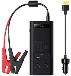 Baseus C00337600111-00, 300W, 24V, CN/EU Czarny Przetwornica
