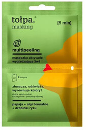 Tołpa Masking, multipeeling maseczka aktywnie wygładzająca 3w1, 2x5ml