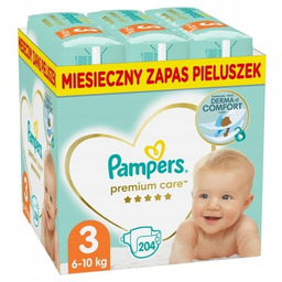 Pieluszki Pampers Premium Care 3 MIDI 204 szt.